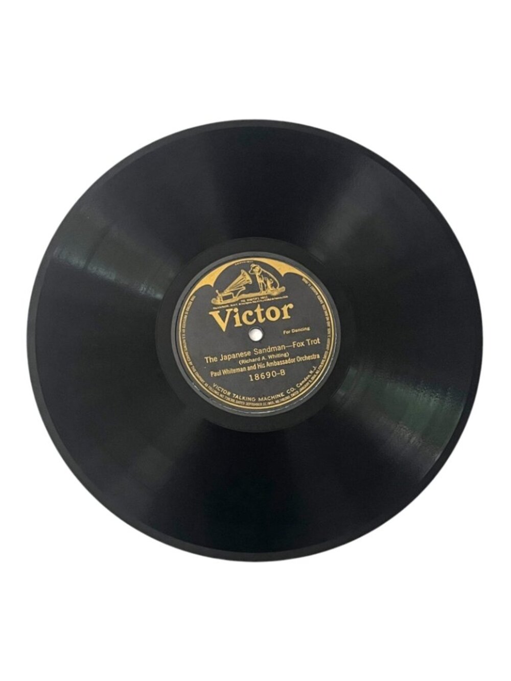 Paul Whiteman - Whispering / The Japanese Sandman - Victor Record 18690 10" - Picture 3 of 4